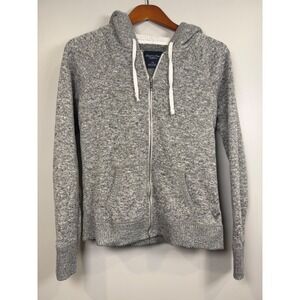 American Eagle Womens Sweater Jacket  Large Y2K Sherpa Cozy Winter Lounge Casual